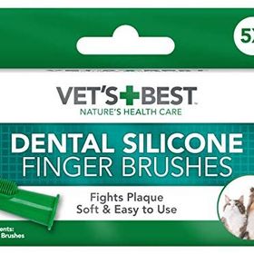 Vet's Best Silikon Başlıklı Parmak Köpek Diş Fırçası