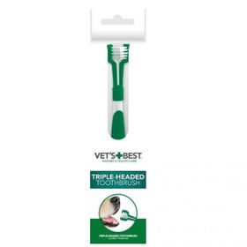 Vet's Best Üç Başlı Köpek Diş Fırçası
