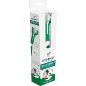 Vet's Best Üç Başlı Köpek Diş Fırçası