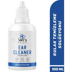 Vet's Plus 100 ml Kedi ve Köpekler İçin Kulak Temizleme Solüsyonu