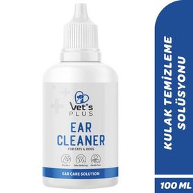 Vet's Plus 100 ml Kedi ve Köpekler İçin Kulak Temizleme Solüsyonu