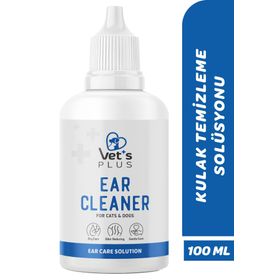Vet's Plus 100 ml Kedi ve Köpekler İçin Kulak Temizleme Solüsyonu