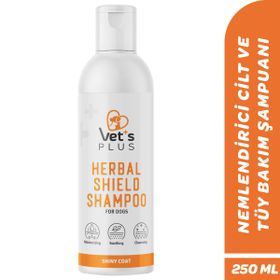 Vet's Plus 250 ML Herbal Shield Cilt ve Tüy Bakımı İçin Köpek Şampuanı