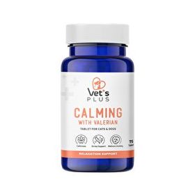 Vet's Plus Calming Kedi ve Köpekler için 75'li Sakinleştirici Tablet