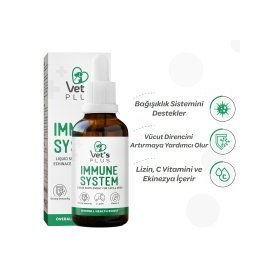 Vet's Plus Immune System Kedi ve Köpekler İçin 50 ml Bağışıklık Güçlendirici Damla