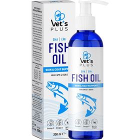 Vet's Plus Kedi ve Köpek İçin 200 ml Balık Yağı