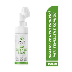 Vet's Plus Kedi ve Köpekler İçin Aloe Vera Özlü 150 ml Pati Temizleme Köpüğü