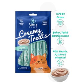 Vet's Plus Ton Balıklı Sıvı 5x14 gr (Kedi Ödül Maması
