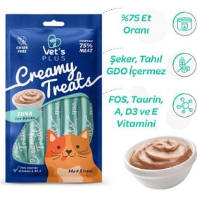 Vet's Plus Ton Balıklı Sıvı 5x14 gr (Kedi Ödül Maması
