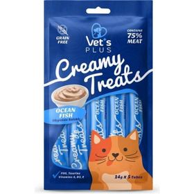 Vet's Plus Ton Balıklı Sıvı 5x14 gr (Kedi Ödül Maması