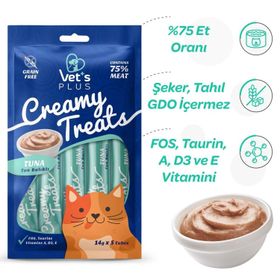 Vet's Plus Ton Balıklı Sıvı 5x14 gr (Kedi Ödül Maması