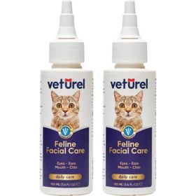 Veturel 2x100 ml Kedi Yüz Bakım Solüsyonu