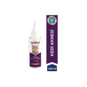 Veturel Kediler İçin Yara 100 ml Akne ve Yüz Bakım Solüsyonu