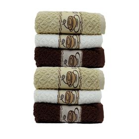 Vevien Home Coffee Towel 30x50 cm 6'lı Mutfak Havlu Seti