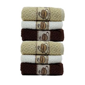 Vevien Home Coffee Towel 30x50 cm 6'lı Mutfak Havlu Seti