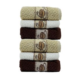Vevien Home Coffee Towel 30x50 cm 6'lı Mutfak Havlu Seti
