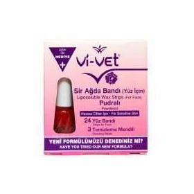Vi-Vet 24'lü Yüz Pudralı Sir Ağda Bandı