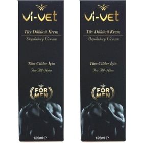 Vi-Vet 2x125 ml Erkek Tüy Dökücü Krem