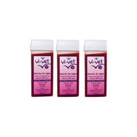 Vi-Vet 3x100 ml Kartuş Roll-On Pudralı Sir Ağda