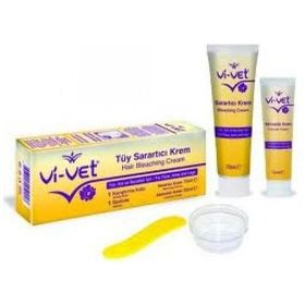 Vi-vet 75 ml Tüy Sarartıcı Bleacher Sarartıcı Krem + 35 ml Activatör Krem