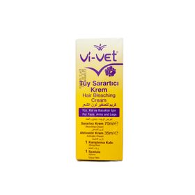 Vi-vet 75 ml Tüy Sarartıcı Bleacher Sarartıcı Krem + 35 ml Activatör Krem