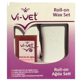 Vi-Vet Ağda Isıtıcılı Roll-On Wax Set