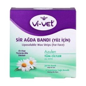 Vi-Vet Azulen Yüz İçin 24'lü Set Sir Ağda Bandı