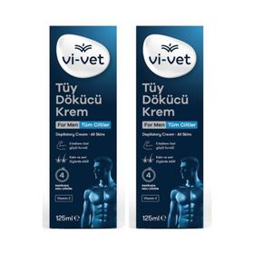 Vi-Vet For Men 2x125 ml Tüy Dökücü Krem