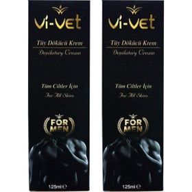 Vi-Vet For Men 2x125 ml Tüy Dökücü Krem