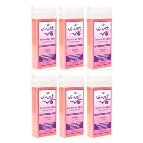 Vi-Vet Kartuş Roll-On Pudralı 6x100 ml Sir Ağda