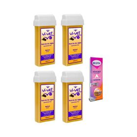 Vi-Vet Naturel 4x100 ml Roll-On Ağda