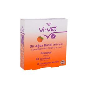 Vi-Vet Portakallı Yüz Sir Ağda Bantı