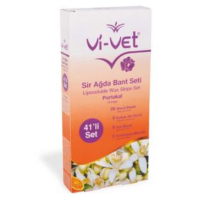 Vi-Vet Portakallı Yüz Sir Ağda Bantı