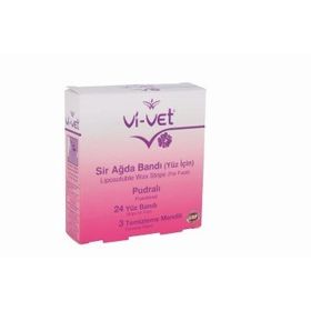 Vi-Vet Pudralı Yüz İçin Sir Ağda Bandı Seti