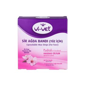 Vi-Vet Pudralı Yüz İçin Sir Ağda Bandı Seti
