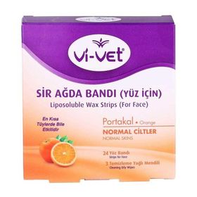 Vi-Vet Yüz İçin Portakallı Sir Ağda Bandı