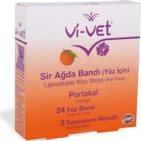 Vi-Vet Yüz İçin Portakallı Sir Ağda Bandı