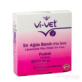 Vi-Vet Yüz İçin Sir Ağda Bandı Pudralı