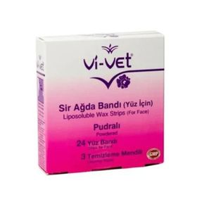 Vi-Vet Yüz İçin Sir Ağda Bandı Pudralı