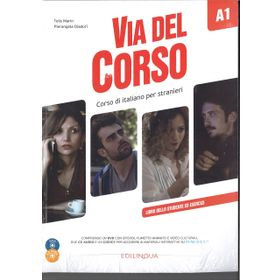 Via del Corso A1 Libro Dello Studente ed Esercizi + 2 CD Audio + DVD - Telis Marin Pierangela Diadori
