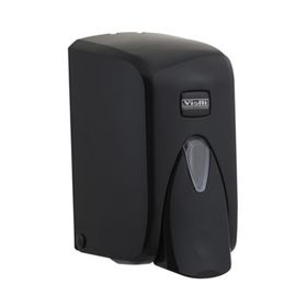 Vialli Beyaz/Siyah Hazneli 500 ml Sıvı Sabun Dispenseri