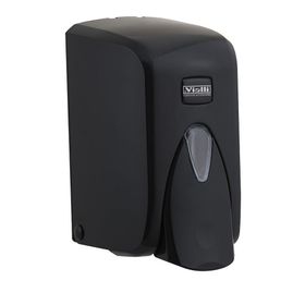 Vialli Beyaz/Siyah Hazneli 500 ml Sıvı Sabun Dispenseri