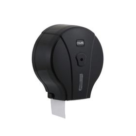 Vialli DMJ1B siyah double mini jumbo tuvalet kağıdı dispenseri