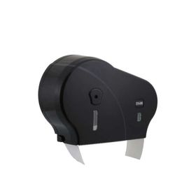 Vialli DMJ1B siyah double mini jumbo tuvalet kağıdı dispenseri