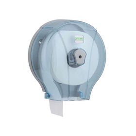 Vialli DMJ1T şeffaf double mini jumbo tuvalet kağıdı dispenseri
