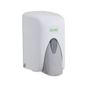 Vialli Hazneli 500 ml Beyaz Sıvı Sabun Dispenseri