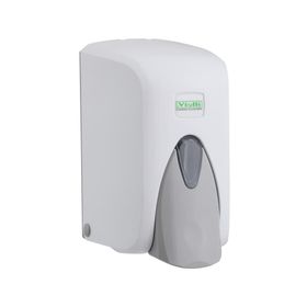 Vialli Hazneli 500 ml Beyaz Sıvı Sabun Dispenseri