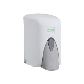 Vialli Hazneli 500 ml Beyaz Sıvı Sabun Dispenseri