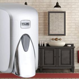 Vialli Hazneli 500 ml Krom Sıvı Sabun Dispenseri