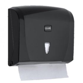 Vialli K20B 200 Kağıt Siyah Banyo Mutfak Lavabo Pratik Z Katlı Kağıt Havlu Dispenseri
